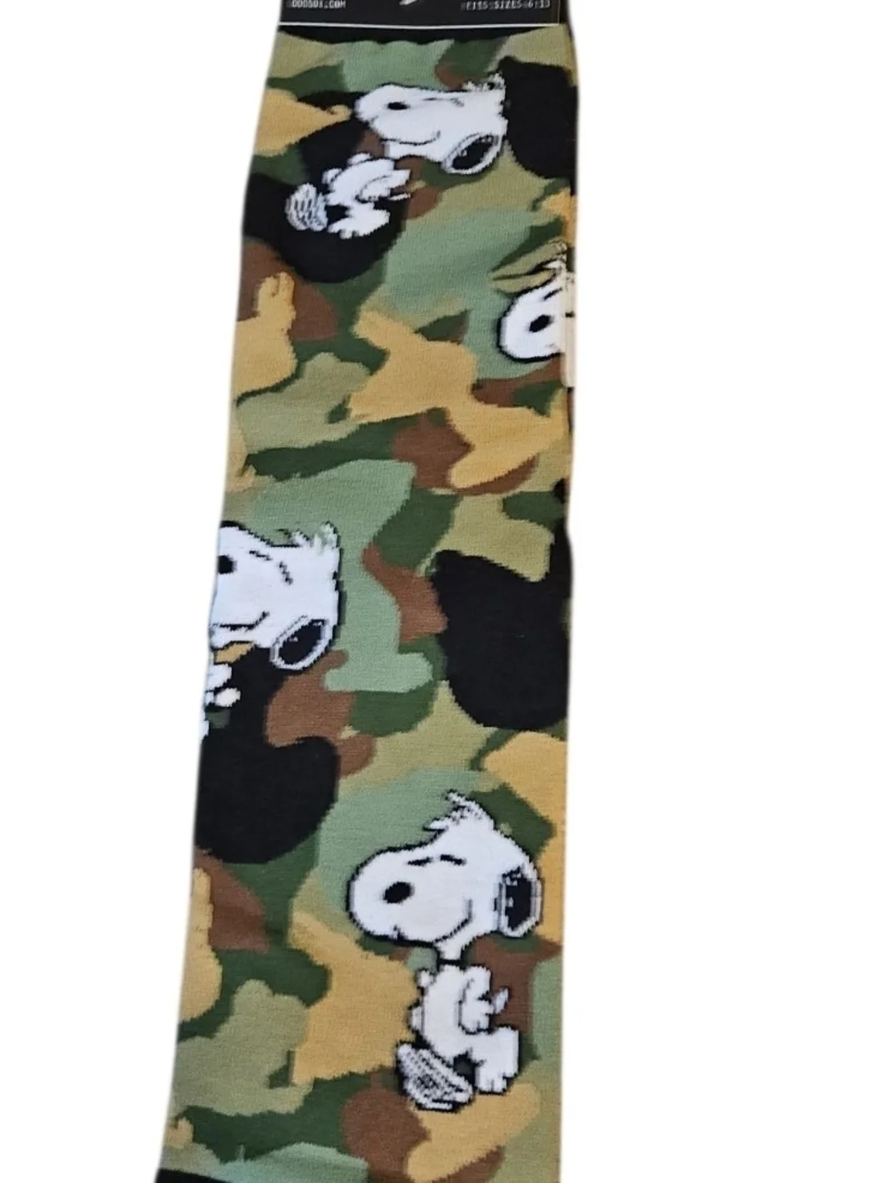 Peanuts ODD SOX Snoopy Camo Socks